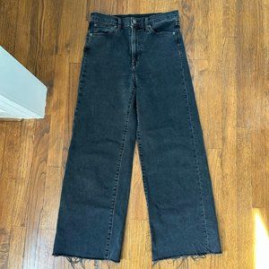 Gap Wide Leg Sky High Black Jeans